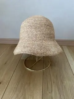 ニコアンド　ラフィアバケットハット