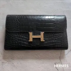 エルメス　クロコダイル　財布(ジャンク品) 楽天市場】【緑屋質屋】エルメス 財布 ベアン クラシック クロコ