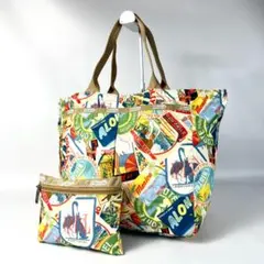 美品　 LESPORTSAC　レスポートサック　トートバッグ　ナイロンのサムネイル