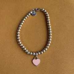 Tiffany ティファニー リターントゥ ボールチェーン ブレスレット 赤