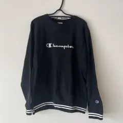 Champion ブラック スウェット Lサイズ