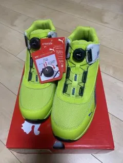 PUMA 安全靴 BOAシステム ハイカット カーキ - メルカリ