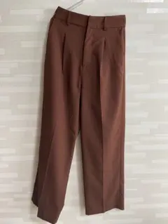 LOWRYSFARMタックワイドパンツ
