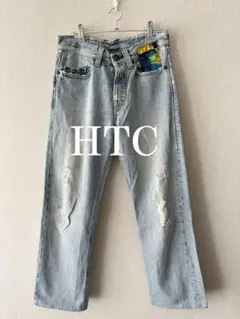 HTC Damage Straight Denim Pants