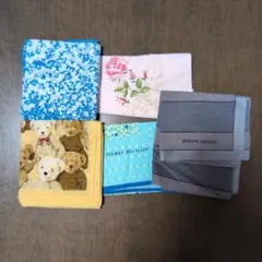 ハンカチセット（青・ピンク・黄）
