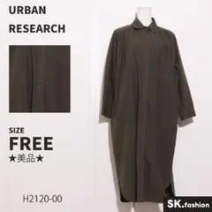 ★美品★ URBAN RESEARCH DOORS ワンピース　ミディ丈　長袖