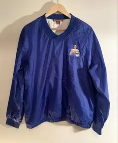 希少 90s USA製 企業キャラクター Mr.CLEAN ナイロンプルオーバー