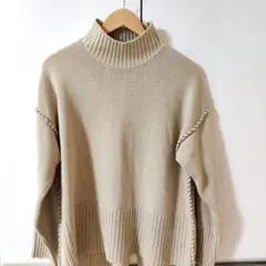 編み込みセーター