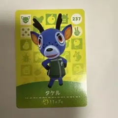 あつ森　タケル amiiboカード 237