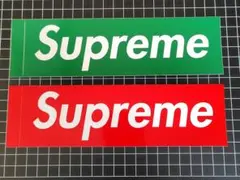 ［現品特価] supremeステッカーセット グリーン　レッド