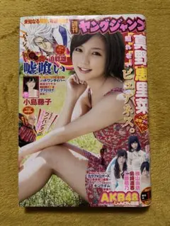 週刊ヤングジャンプ　真野恵里菜　小島藤子　AKB48じゃんけん選抜