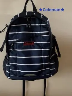 Coleman リュック ネイビー ストライプ