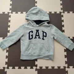 GAP　パーカー　フード付き　グレー　110cm