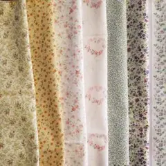 花柄カットクロス　7枚セット