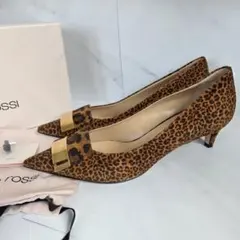 Sergio rossi/セルジオロッシ sr1 パンプス レオパード柄　38 Sergio rossi/セルジオロッシ sr1 パンプス レオパード柄 38 - メルカリ