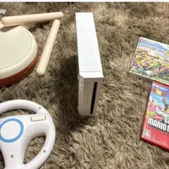 Wii本体 太鼓の達人 マリオカート マリオパーティ ソフトセット