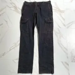 グレー ワークパンツ