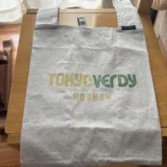 TOKYO VERDY エコバッグ グレー　東京ヴェルディ　ホッケー　モッテル