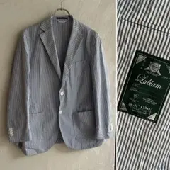専用♡XL◆LANVIN【シアサッカー調/近年/洗える◆テーラードジャケット】 専用♡XL◇LANVIN【シアサッカー調/近年/洗える◇テーラードジャケット