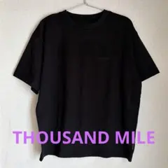 【新品】サウザンドマイル 半袖 Tシャツ フリーサイズ 黒のサムネイル