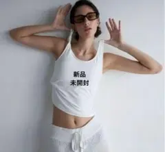 SeaRoomlynn♡シールームリン FitパッドマシュマロBRAタンク 新品☺︎searoomlynnシールームリンFitパッドマシュマロBRAタンクm