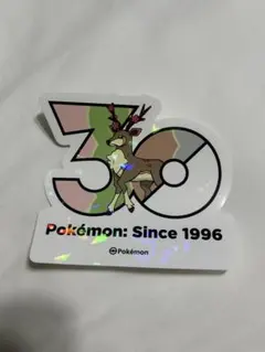 ポケモン30周年ソンス　ランダム　シール聖水ポップアップpopup メブキジカ