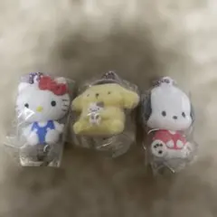 サンリオキャラクター ふわわフロッキー マスコット 3種セット