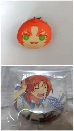 あんスタ 月永レオ おまんじゅうミニと缶バッチ