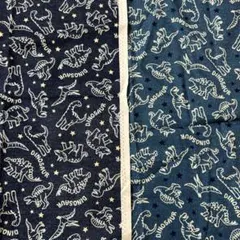 恐竜　生地　コットン100%
