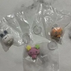 たまごっち　capsule flockies フロッキーズ マスコット 3点