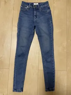 ELDER スキニーデニム ダークブルー ハイウエスト