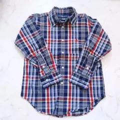 Ralph Lauren 長袖シャツ 4T チェック柄　110