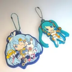 初音ミク（ レーシングミク 雪ミク ） アクリルストラップ 2個セット