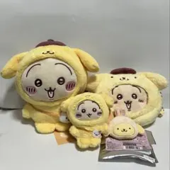 ちいかわ　サンリオ　 ポムポムプリン　うさぎ　 ぬいぐるみ マスコット