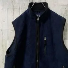 00s 90s OLD GAP フリースベスト オールドギャップネイビー