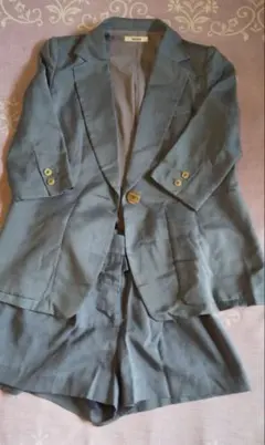 スナイデル くすみブルー スーツセット