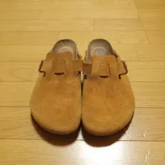 BIRKENSTOCK Boston スエード サボ クロッグ ブラウン 42 - メルカリ
