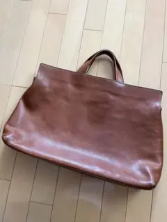 ビンテージ ORVIS ブラウン レザー トートバッグ アメリカ製 - メルカリ