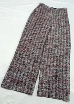 ツイード ワイドパンツ