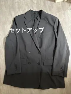 【セットアップ】ユニクロC 感動ジャケット 感動パンツ ダークグレー