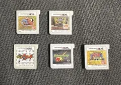 3DS ソフト 5本まとめ売り 妖怪ウォッチ／ワンピース／トリコ／モンスト 他