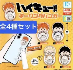 ハイキュー !! キーリング ハンガー 4種 日向翔陽 影山飛雄 月島蛍 山口忠