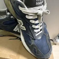 New Balance 993スニーカー ネイビー/グレー