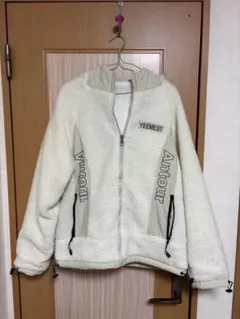 YEEMEST フリースジャケット XL ホワイト