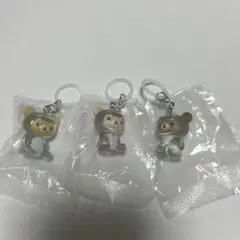 リラックマ きょうりゅう着ぐるみフィギュア めじるしアクセサリー 3点セット