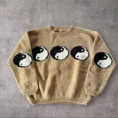 Macmahon knitting millsマクマホン　陰陽マーク　　　ニット