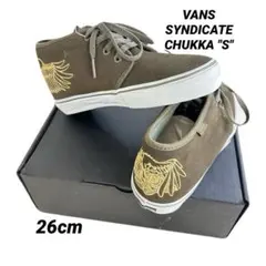 VANS チャッカ 26cm SYNDICATE 刺繍 スカル 新品 激レア