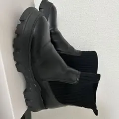 by WA inc.ソックスブーツ 厚底 ブラック Mのサムネイル