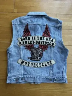 k*3様 Harley-Davidson デニムジャケット ノースリーブのサムネイル