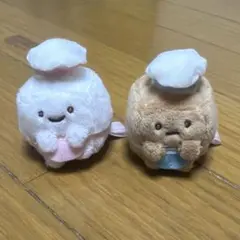 すみっコぐらし　てのりぬいぐるみ　さとう店長　さとう副店長　2個セット　レア